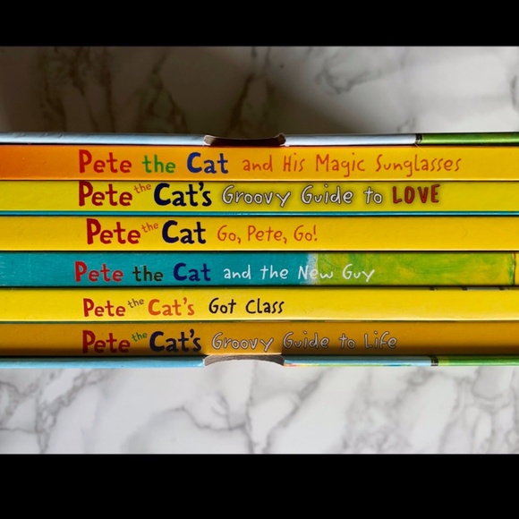 Pete the Cat's Groovy Box of Books - Set of 6 Hardcover with Box cover - Picture 2 of 5